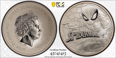 2017 $1 Spider-Man MS70