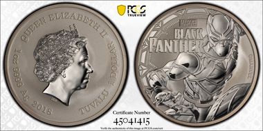 2018 $1 Black Panther MS69