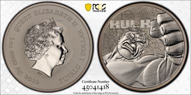 2019 $1 Hulk MS69