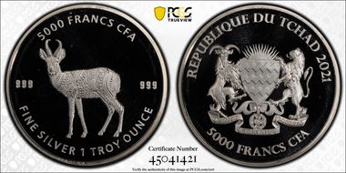 2021 5000 Fr Mandala Antelope MS69