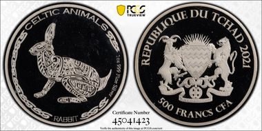 2021 500 Fr Celtic Rabbit MS69