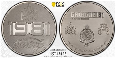 2021 $2 Galaga 40th Anniversary MS69