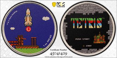 (2021) Medal Tetris-Rocket Launch Colorized MS70