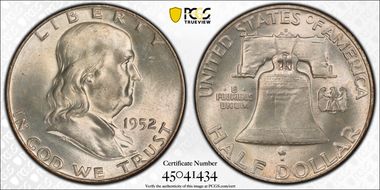1952-D 50C MS65