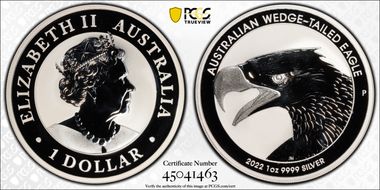 2022-P $1 Wedge-Tailed Eagle MS70