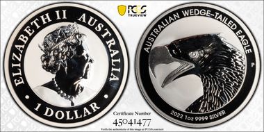 2022-P $1 Wedge-Tailed Eagle MS69
