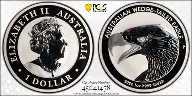 2022-P $1 Wedge-Tailed Eagle MS70