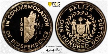 1981-FM $100 Independence KM-68 PL70