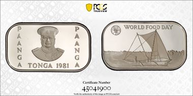 1981 Pa'anga F.A.O. PR68DCAM