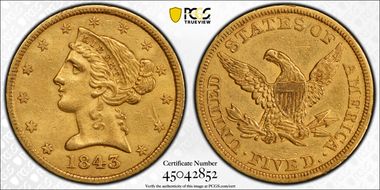1843 $5 N1