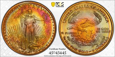 2003 $5 Gold Eagle MS69