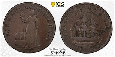 1794 Cent Talbot, Allum & Lee New York VF25BN
