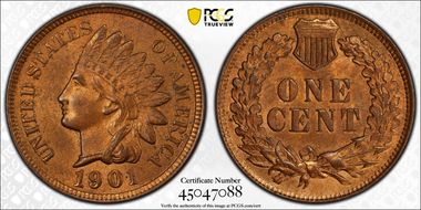 1901 1C MS64RB
