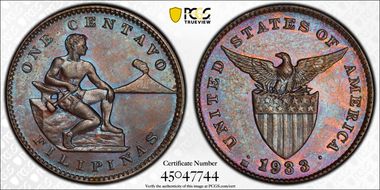 1933-M 1C KM-163 MS65BN