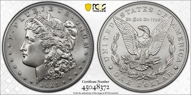 2021-O Privy $1 Morgan Dollar 100th Anniversary First Strike MS70