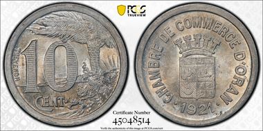 1921 10C Lec-316 MS63