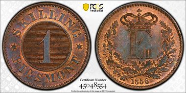 1856(o) Sk.Rig MS64RB