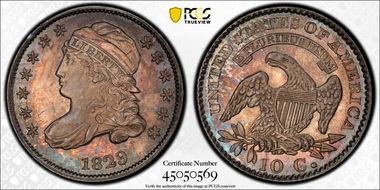 1829 10C JR-2 MS66