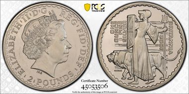 2001 £2 S-BF4 Britannia Ag MS66