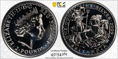 2009 £2 S-BF7 Britannia Ag MS69