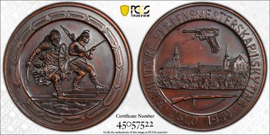 1959 Medal Military World Shooting Championships Cu SP62BN
