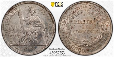 1908-A Piastre Lec-291 N1