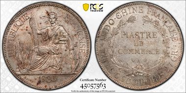 1926-A Piastre Lec-302 AU55