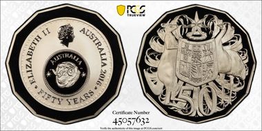2016 50C 50 Yrs Decimal Currency PR70DCAM
