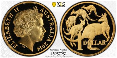 2014 $1 PR69DCAM
