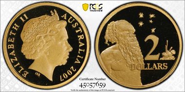 2007 $2 PR70DCAM