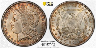 1883 $1 MS62