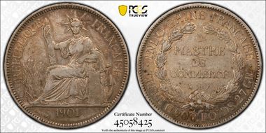 1901-A Piastre Lec-284 XF40