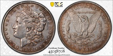 1878-S $1 VAM 59 Long Arrow Shaft XF40