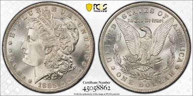 1885-O $1 MS67