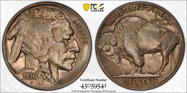 1936-D 5C 3 1/2 Legs, FS-901 AU50