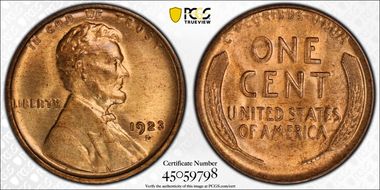 1923-S 1C MS64RD