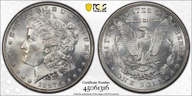 1887 $1 MS63