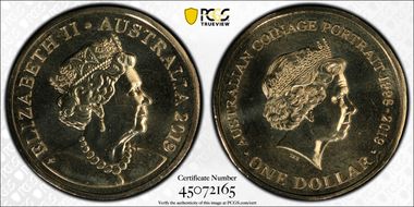 2019 $1 Coinage Portrait 1998-2019 MS68