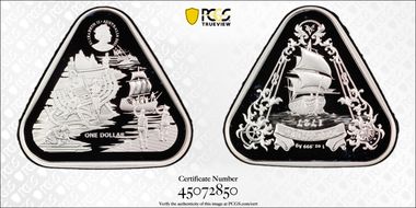 2021 $1 Zeewijk Shipwreck PR69DCAM