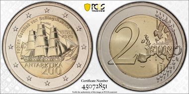 2020 € 2 Antarctica MS65