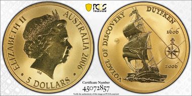 2006 $5 Duyfken's Exploration MS68