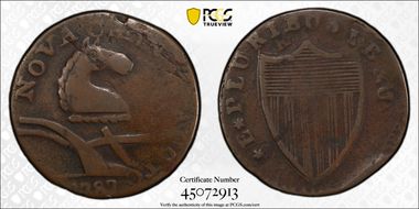 1787 NJ 1/2P Camel Head, Maris 56-n F15BN