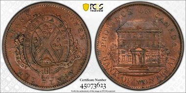 1842 1D PC-2B BR-526 MS63BN