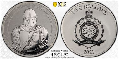 2021 $2 The Mandalorian Star Wars - First Strike MS69