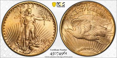1915-S $20 MS66