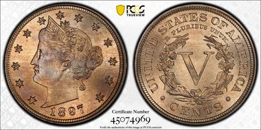 1897 5C MS66