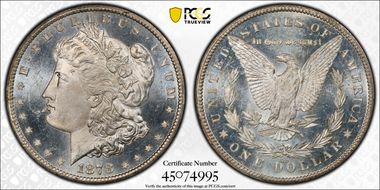 1878-CC $1 MS65DMPL