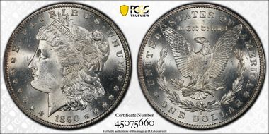 1890-S $1 MS64