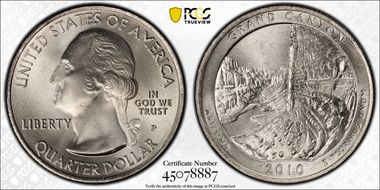 2010-P 25C Grand Canyon NP MS66