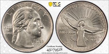 2022-P 25C Maya Angelou MS66